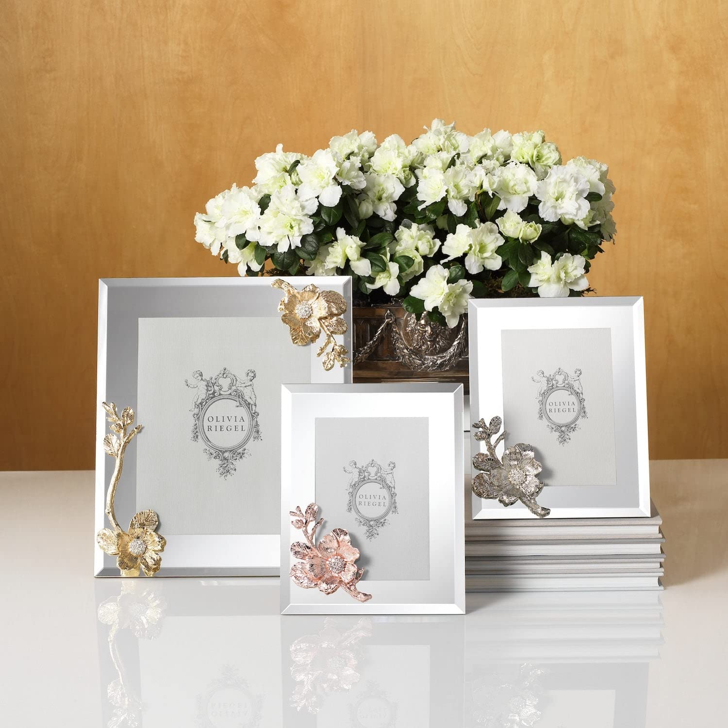 Amazon.co.jp: Olivia Riegel ローズゴールドボタニカクリスタルフォト